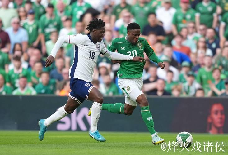 欧国联-赖斯传射立功 英格兰2-0击败爱尔兰迎来首胜